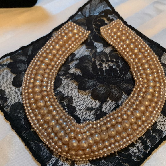 Vintage Handmade Seeded Pearl Collar by Baar & Beards, Inc. A “Top Hit” Fashion - Picture 1 of 3